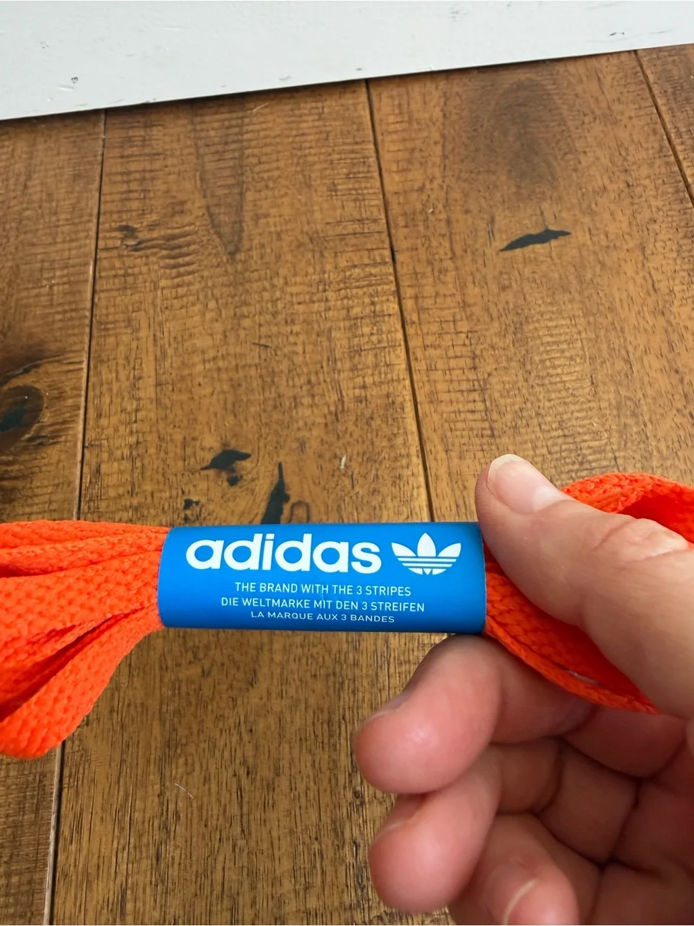 Adidas Orange Authentic Sneaker Running Shoe Shoelaces BRAND NEW